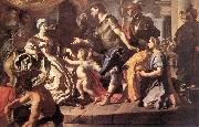 Francesco Solimena Dido Receiveng Aeneas and Cupid Disguised as Ascanius oil painting on canvas